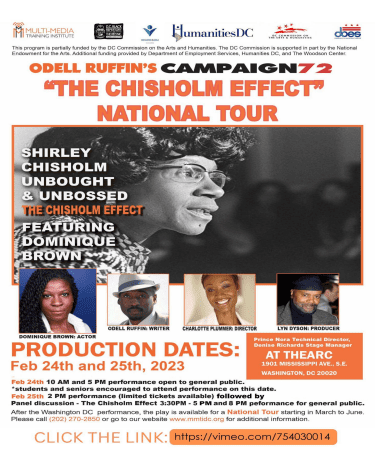 A flyer for the campaign 7 2 national tour.