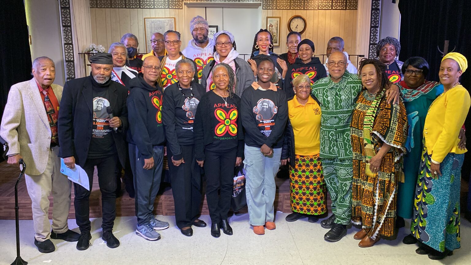 Community members and diverse groups gather with MMTI to watch the 2024 production of "Zora."