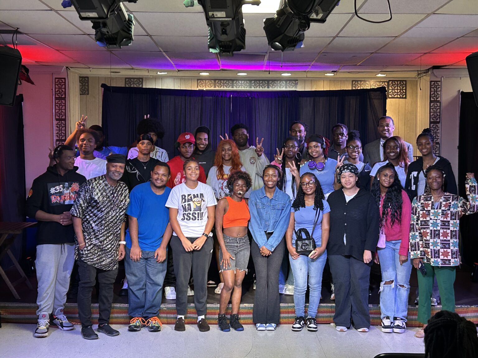 Summer Youth Program Close Out Event with the students, Mr. Lyn Dyson, founder of MMTI and MMTI Instructors.