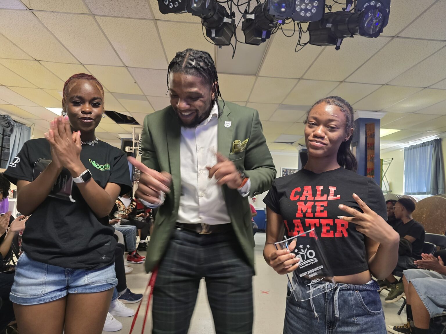 Summer students with Mr. Davenport (2)