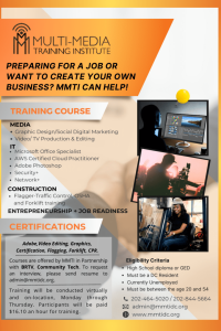 A flyer for an it training course